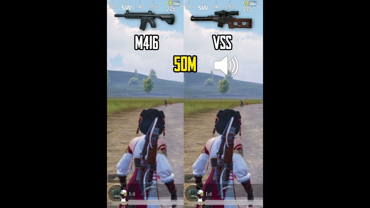 Sự Kh&aacute;c Biệt Giữa &Acirc;m Thanh #M416 V&agrave; #VSS | PH&Acirc;N BIỆT S&Uacute;NG EP.1 #pubgmobile #tipsandtricks #sound