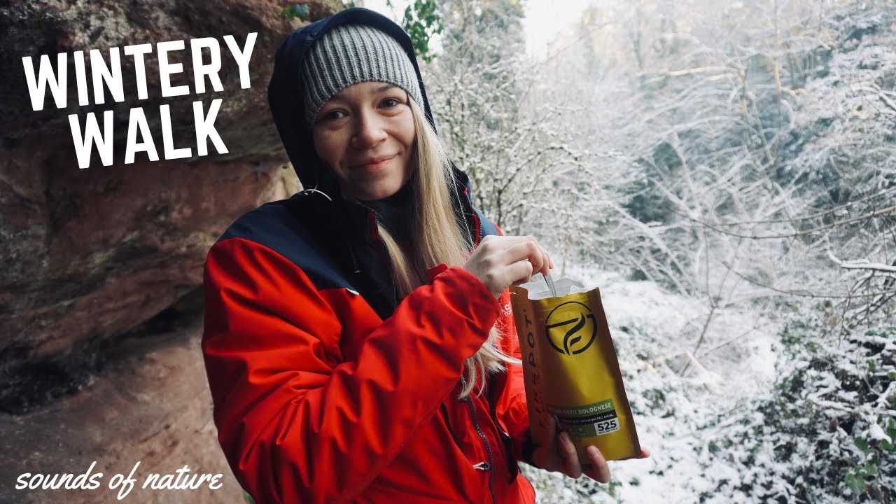Shropshire Walk In Winter | Waterfall & Nature Sounds [ASMR]