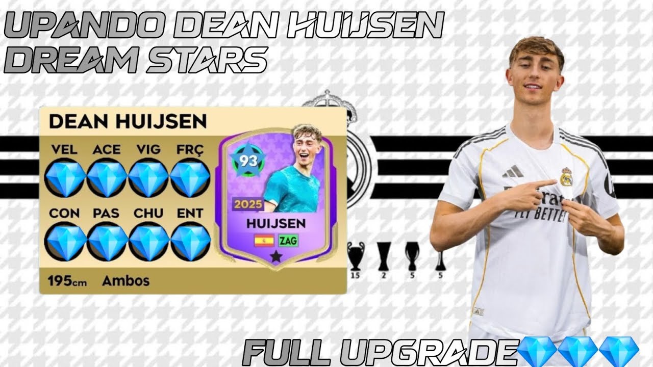 DLS 26 | FINALIZANDO A UPAGEM DO DEAN HUIJSEN DREAM STARS