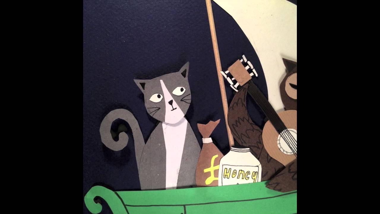 The Owl & The Pussycat • Narrated Paper Cut Animation •