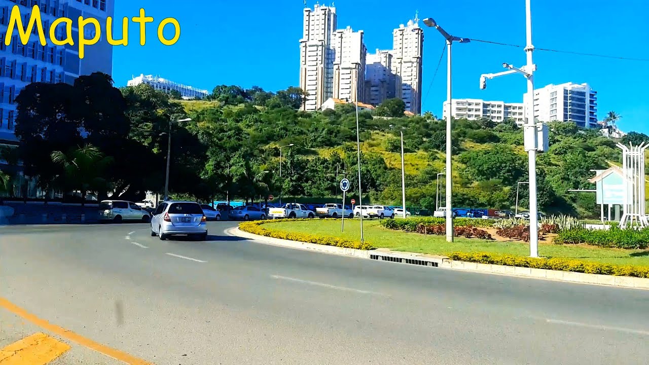 Taxi ride. Maputo. Mozambique.