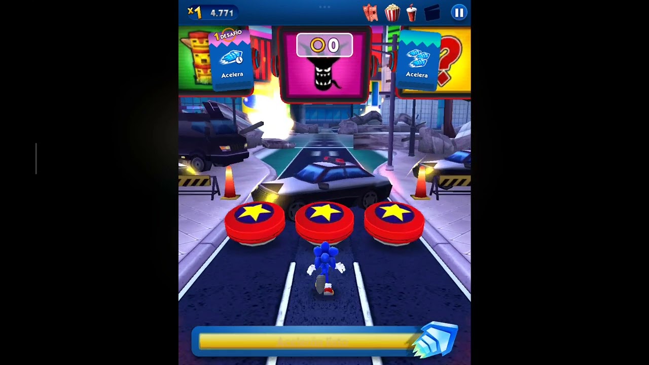 ¡Jugando Sonic dash y derrotando a un jefe! 😎