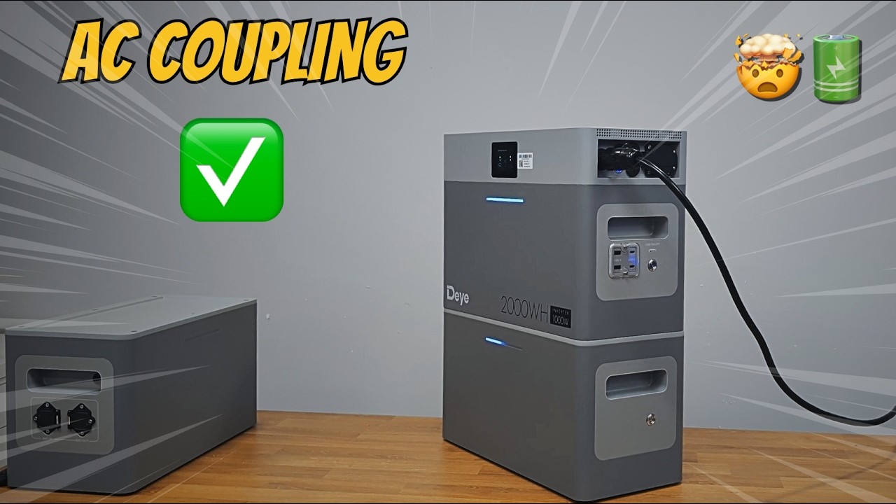 ☀️ Add a Battery to Your Existing Solar System Without Replacing the Inverter! Deye Micro Hybrid ESS