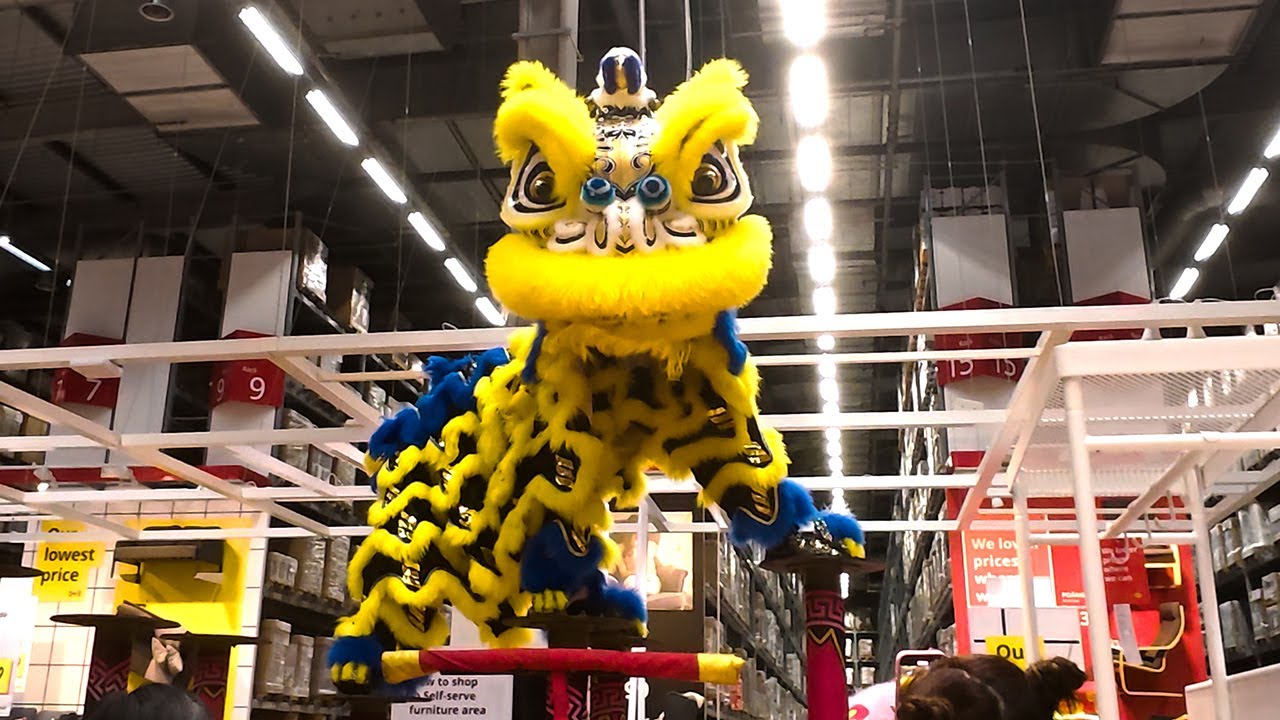 IKEA Tampines Lion Dance LIKE You've Never Seen Before!