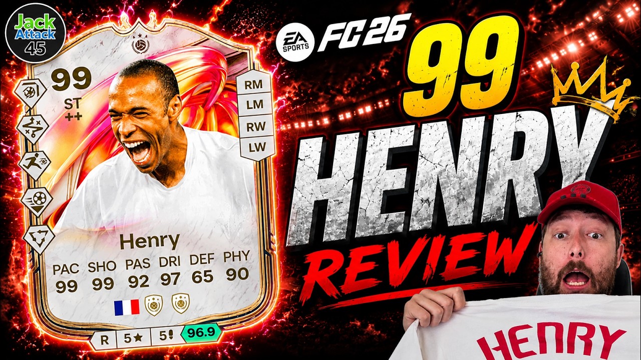 FC 26 99 Thierry Henry Review | The Legend Among Us