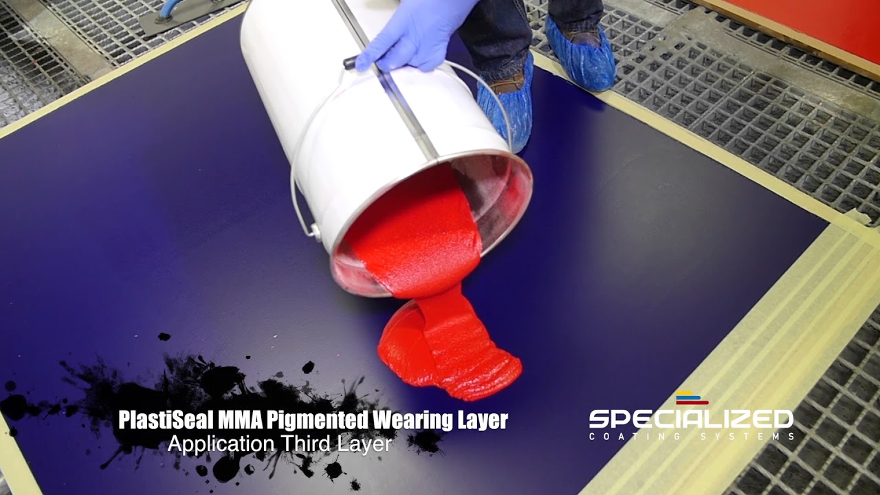 PlastiSeal MMA Waterproofing Vehicle Traffic System