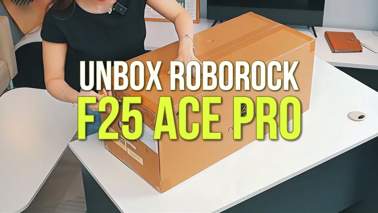 Unboxing Máy Hút Bụi Lau Nhà Cầm Tay Roborock F25 Ace Pro