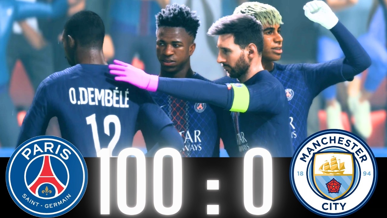 FC 26 -MESSI RONALDO NEYMAR & MBAPPE | ALL STARS | PARIS SAINT GERMAIN 100-0 Manchester City