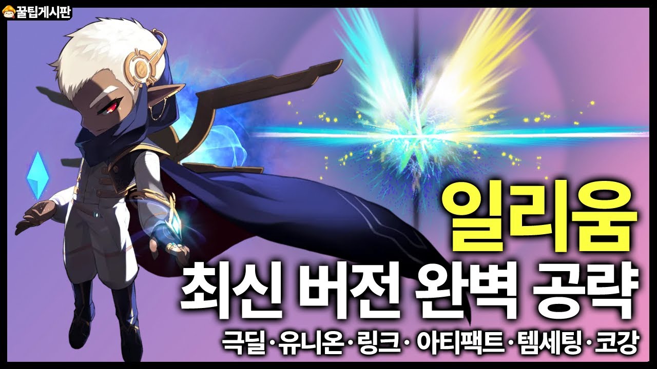 일리움 공략 최신버전. A to Z 총정리[아티팩트,극딜사이클,링크,유니온][메이플스토리]
