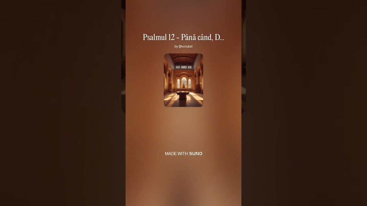 Psalmul 12 - Până când, Doamne? (Rugăciune puternică la întristare profundă | Cor Bizantin )