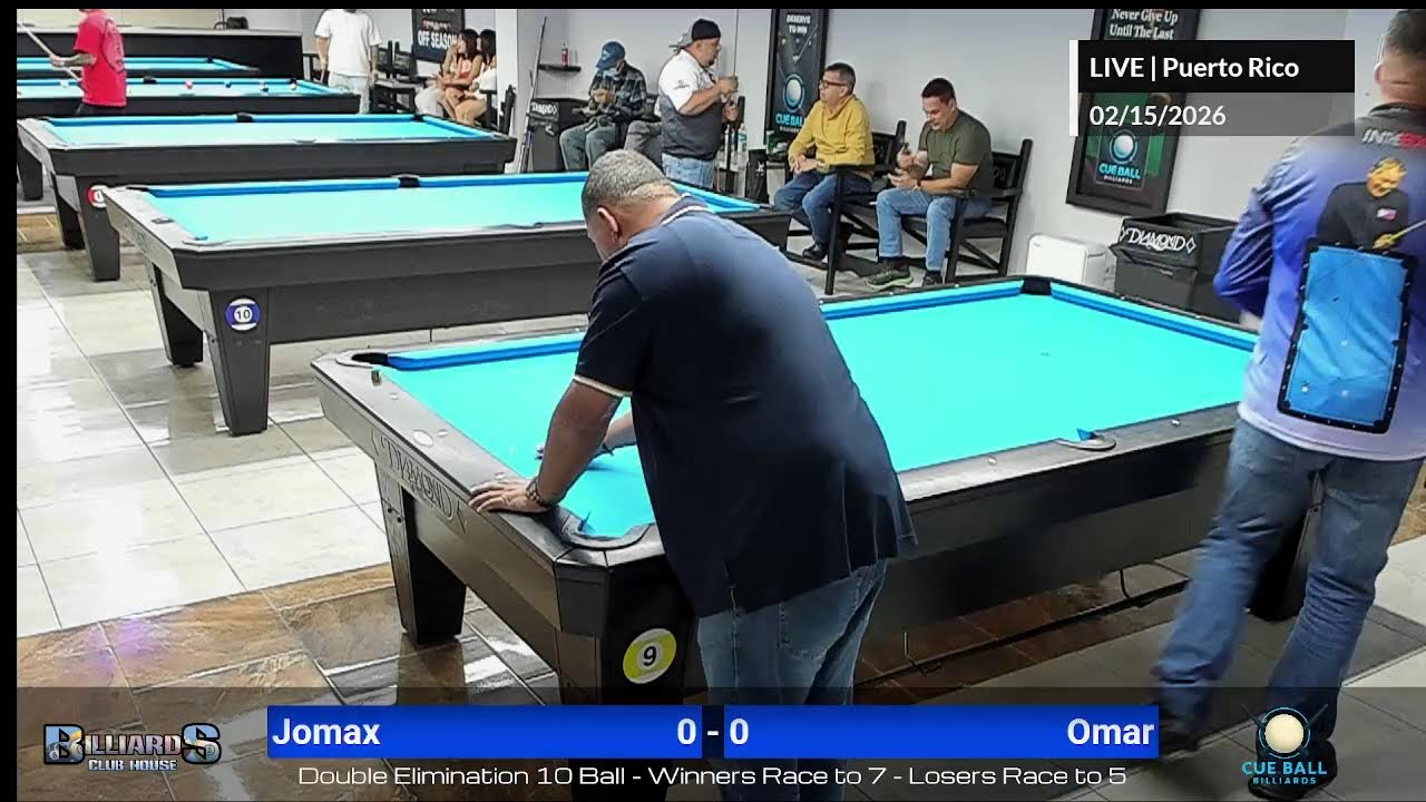 10 Ball Tournament at Cue Ball Billiards
