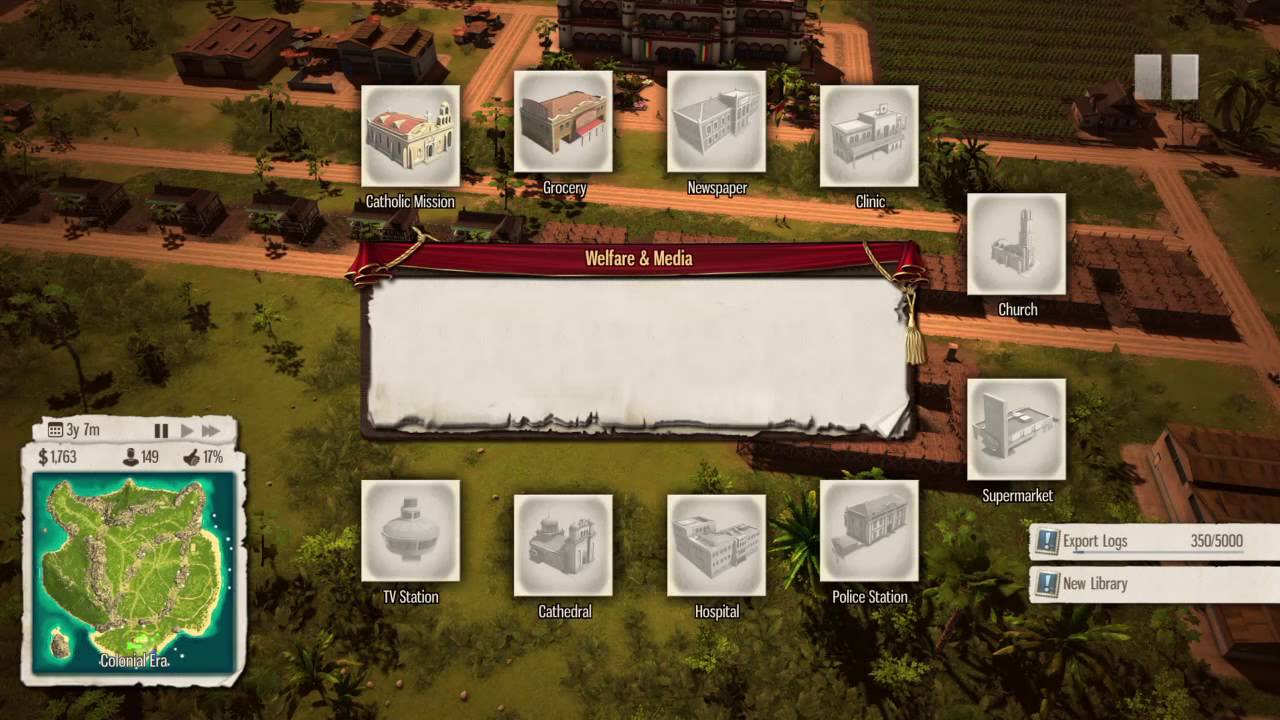 Tropico 5 - Sandbox mode on hard! | PS4