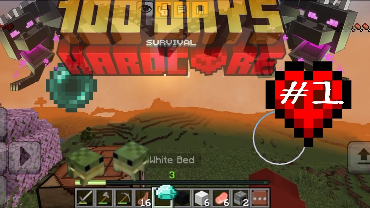 Minecraft  hard core world 😲herobrine is coming 😲
