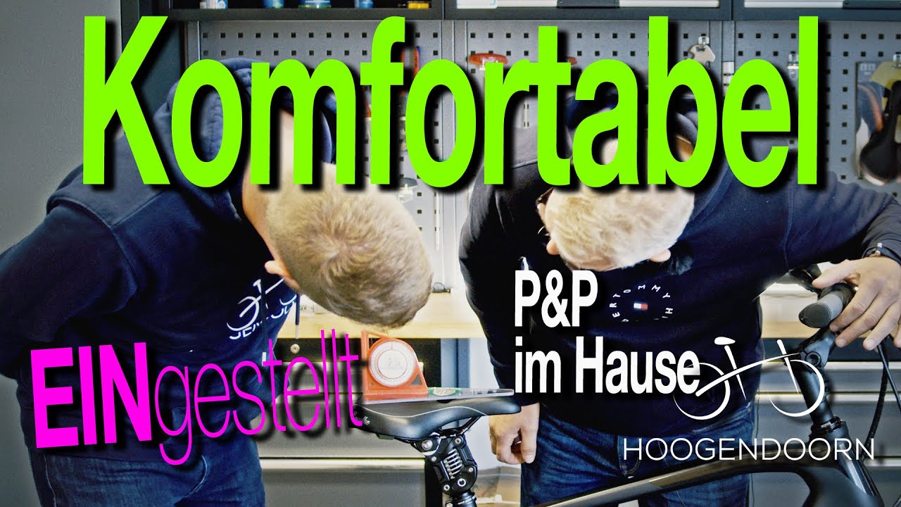 Fahrradsattel Ergonomie einstellen selbst gemacht mit Herbert Baltrusch aus dem Hause P&P