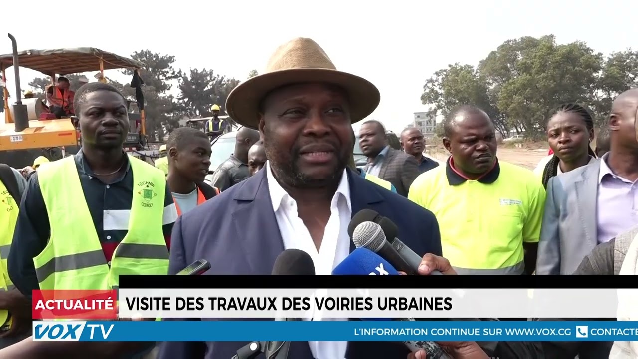 Visite d'inspection des travaux des voiries urbaines
