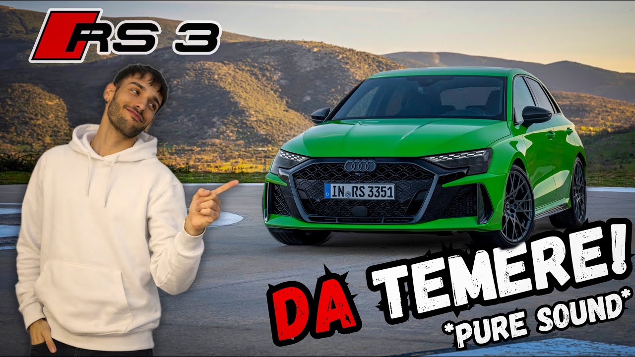 AUDI RS3 2025: SUONA DI PIU' E DRIFTA COME UN BMW! *pure sound*💥