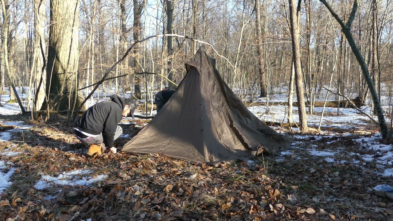 Winter Hot Tent Camp & Cook