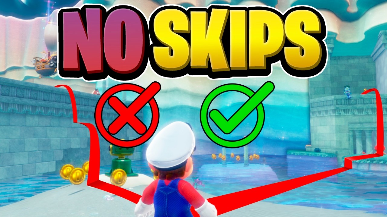 Así es un SPEEDRUN de Mario Odyssey SIN SKIPS
