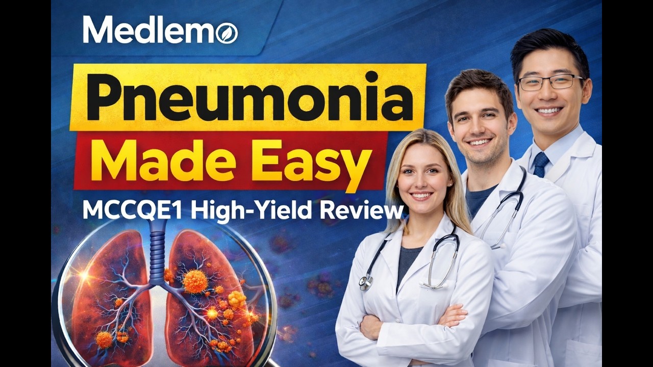 Pneumonia Made Easy | MCCQE1 High-Yield Review