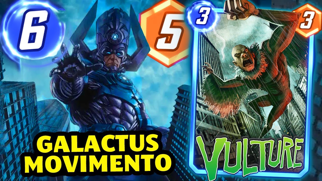 O ABUTRE FICOU NERVOSO 😈 GALACTUS MOVE JÁ É REALIDADE! |Marvel Snap|
