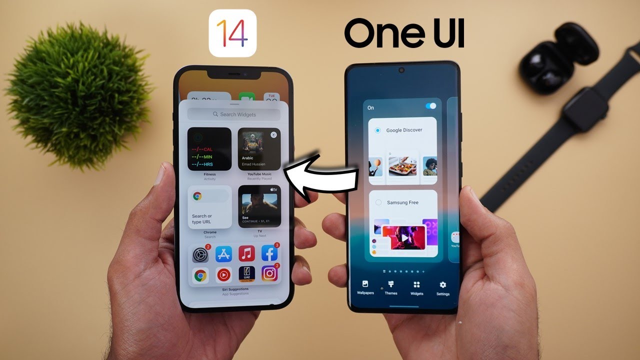iOS 14 vs OneUI 3.1 – In-Depth Comparison (Compared using iPhone 12 Pro Max & S21 Ultra)