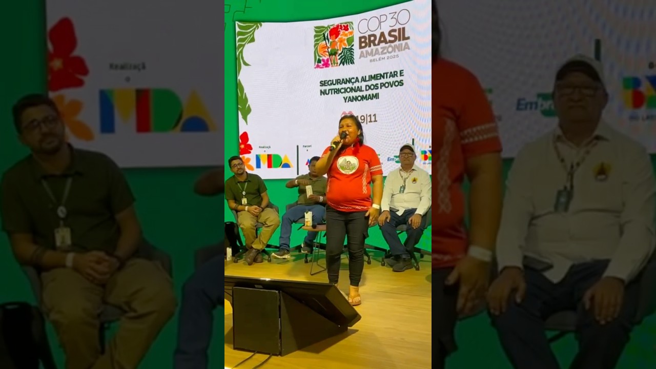 Carlinha Yanomami at COP30