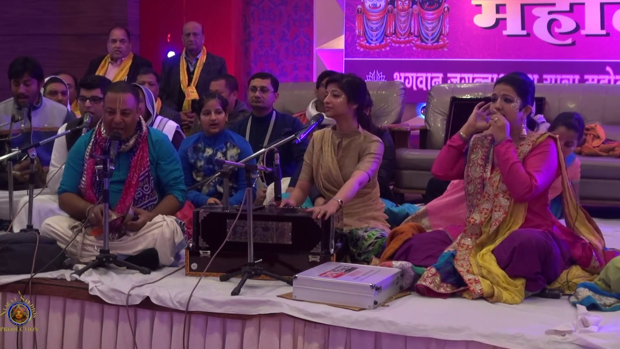 2016 GAURA MANI & VRAJAVADHUS LIVE KIRTAN AT LUDHIANA RATHA YATRA - 1.