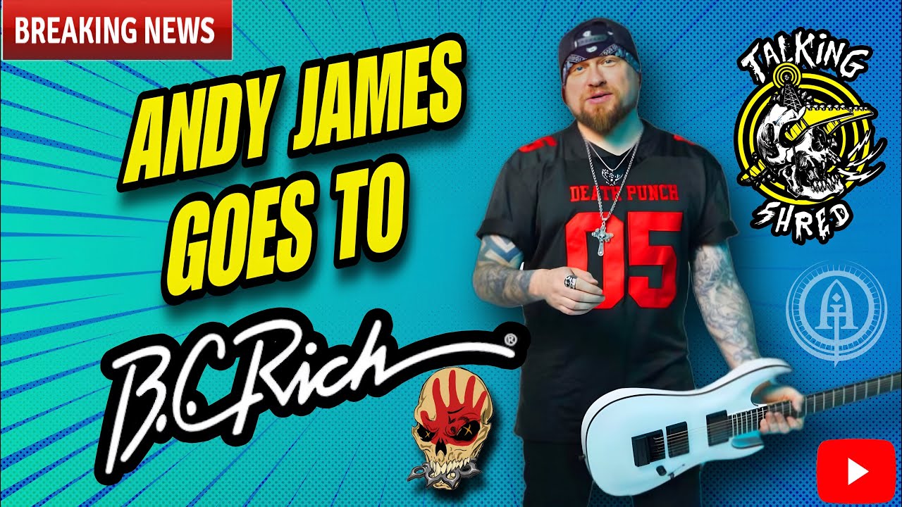 🔥Talking Shred With ANDY JAMES! - NEW ALBUM & NEW BC RICH GUITAR! 🤯🎸🔥 #andyjames #talkingshred