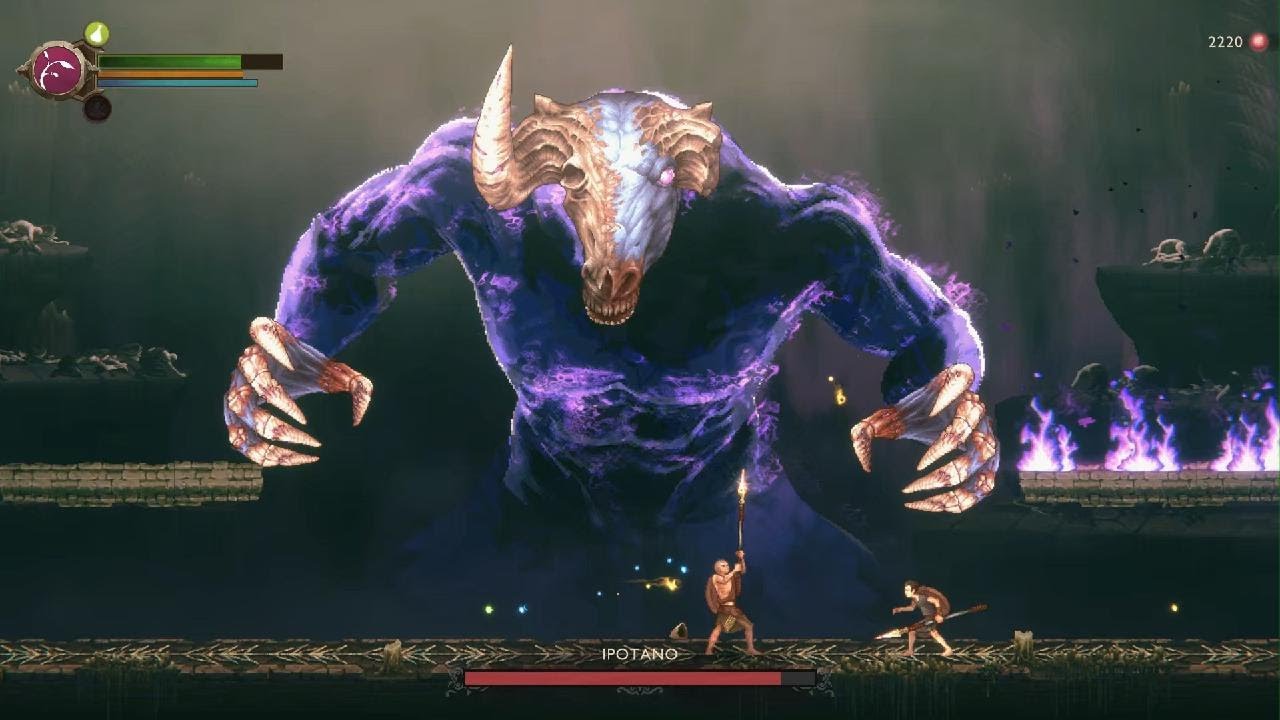 God of War Sons of Sparta Boss: Ipotano