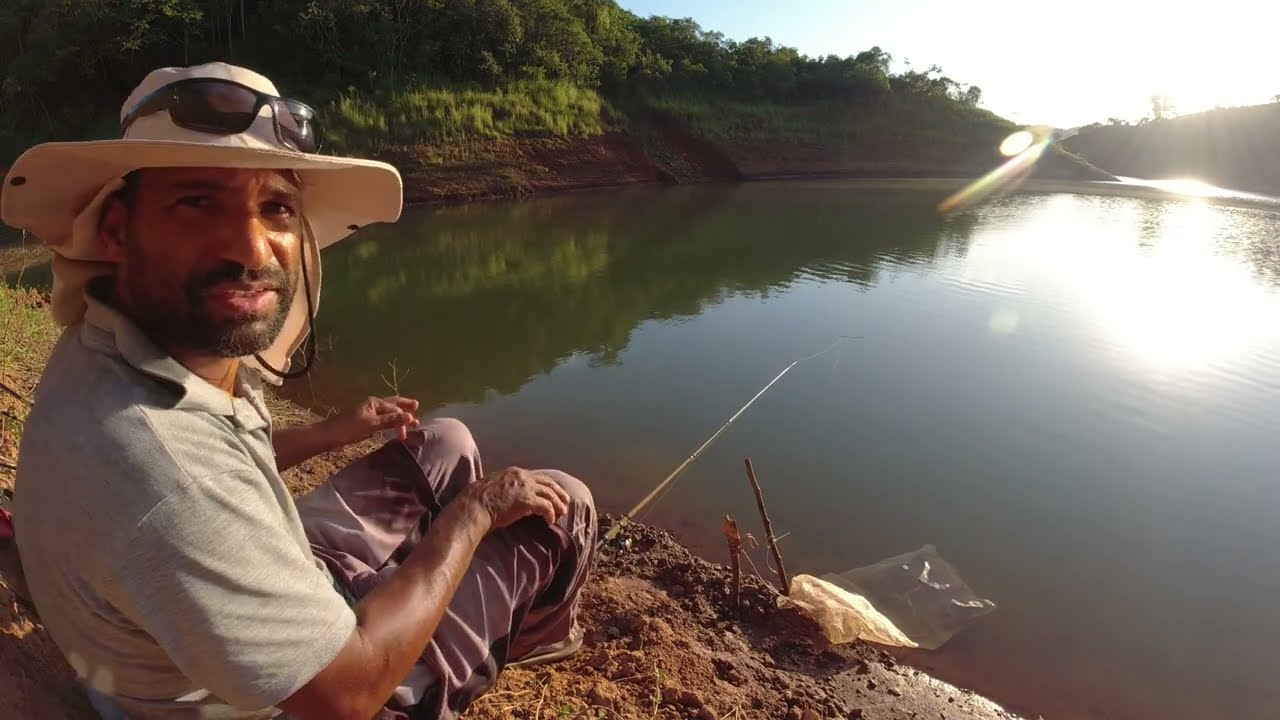pescaria de tilápia selvagem na ceva  em  santa branca