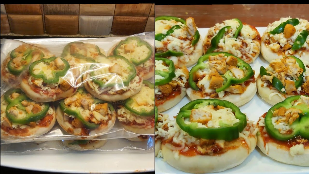 MINI PIZZA/  HOMEMADE FROZEN PIZZA/ RAMZAN  IFTAR PARTY PIZZA