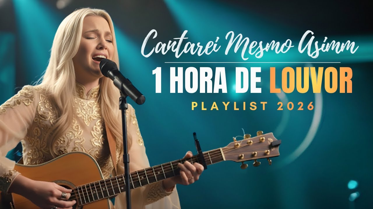 Cantarei Mesmo Assim | 1 HORA de LOUVOR para PAZ, descanso e confiança em Deus • Playlist 2026