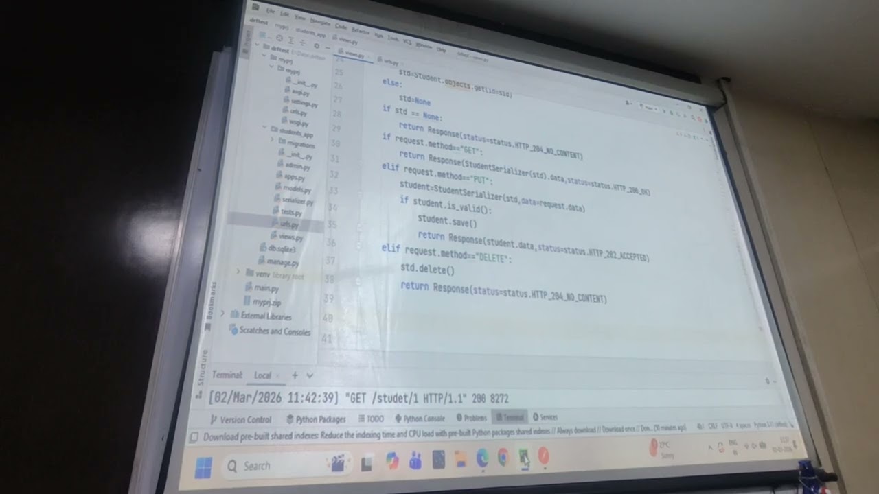 Python Restframework @2 Mar