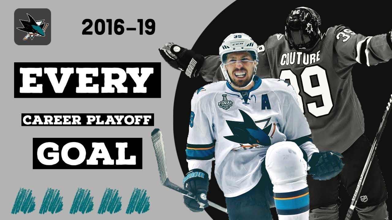 Logan Couture (#39) | EVERY Playoff Goal from 2016-19