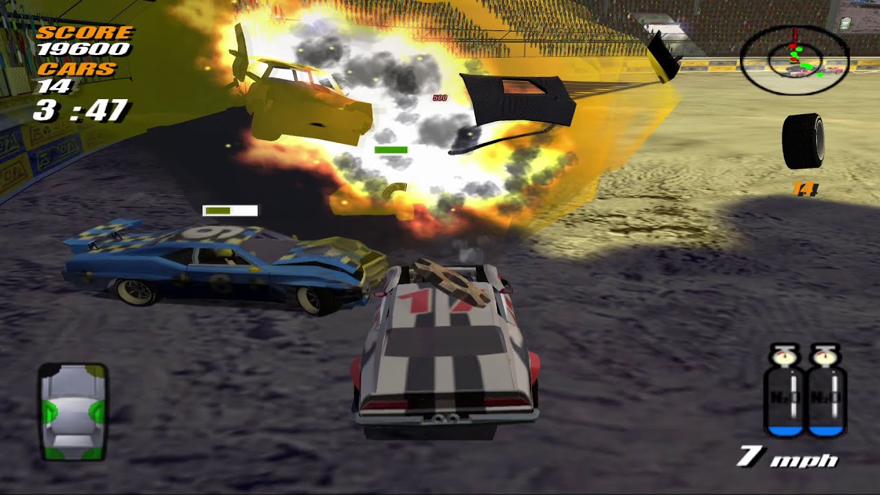 Niko Plays Destruction Derby Arenas | Championship | Canvas | Gameplay 5