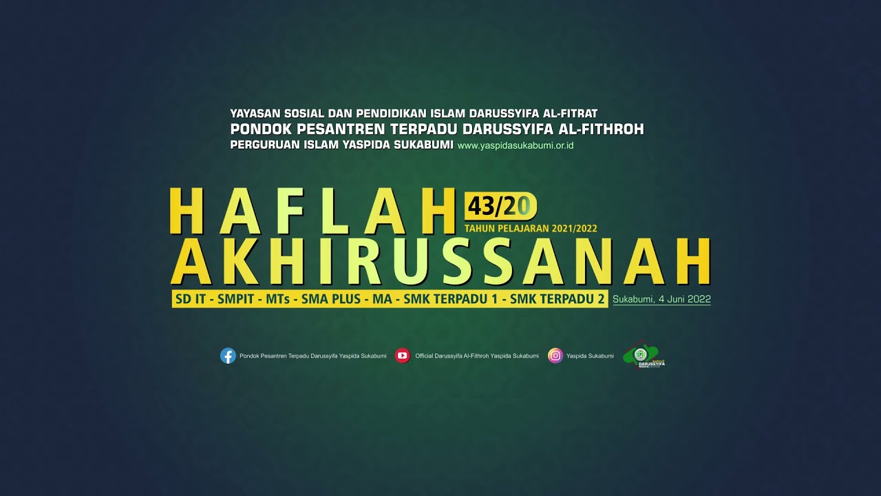 Seasion 2 Live Haflah Akhirussanah 43/20