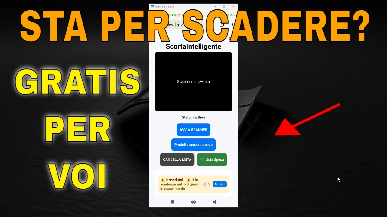 Addio sprechi: l&rsquo;app HTML che organizza la tua dispensa.