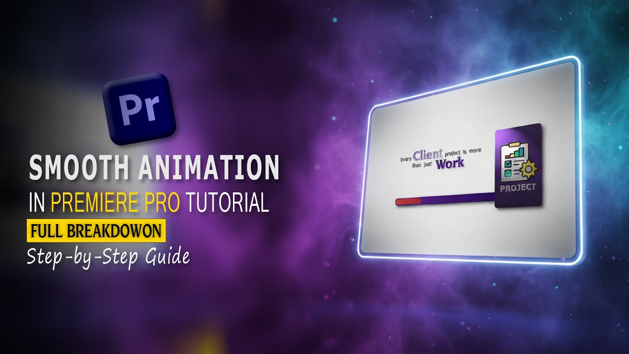 Smooth Motion Animation in Premiere Pro (Full Tutorial In Bangla)
