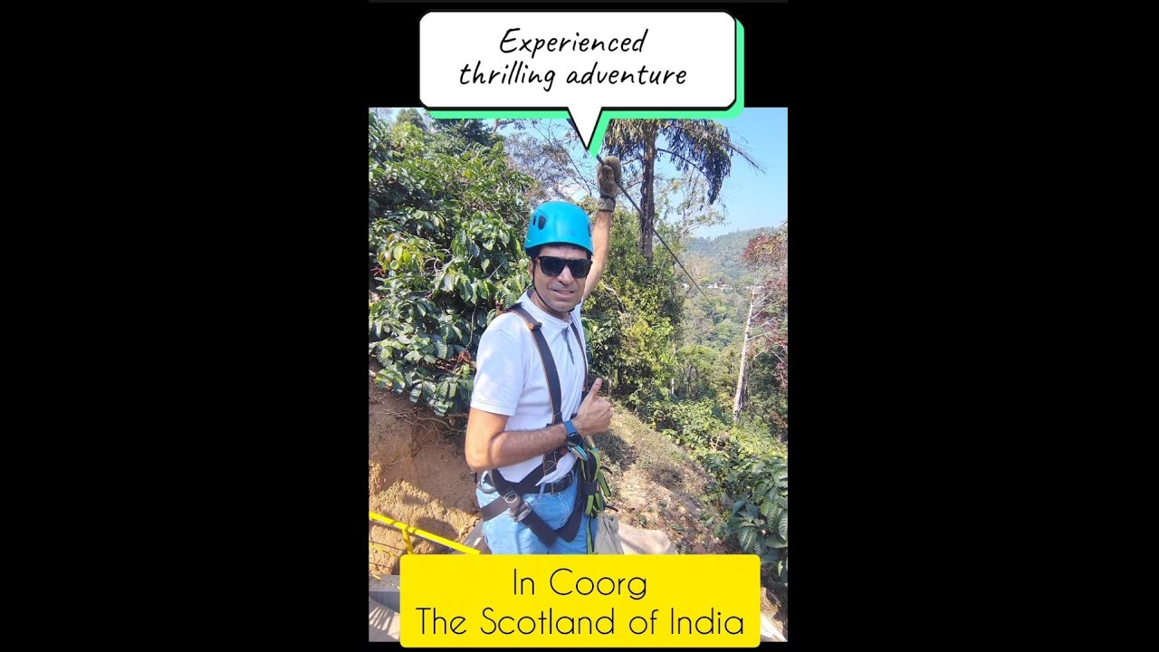 Zipped through the valley in #Coorg #nature