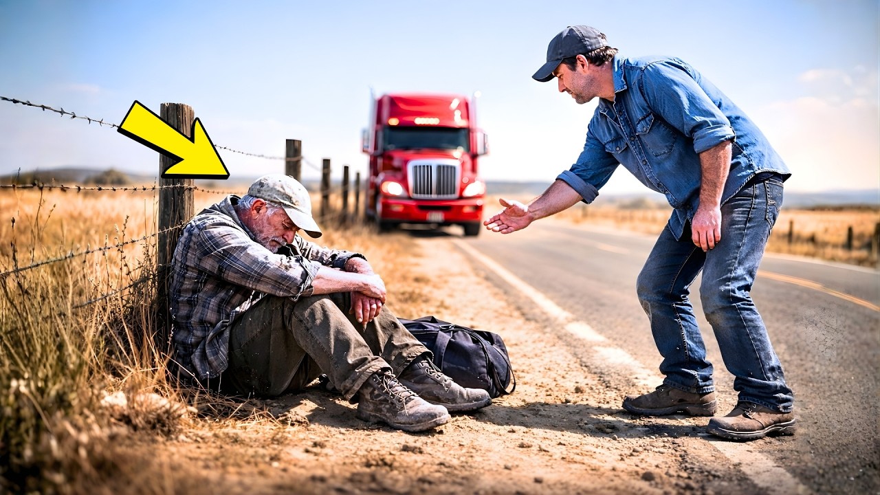 ELE PAROU A CARRETA PARA AJUDAR UM IDOSO ABANDONADO… MAS DESCOBRIU UMA VERDADE DEVASTADORA