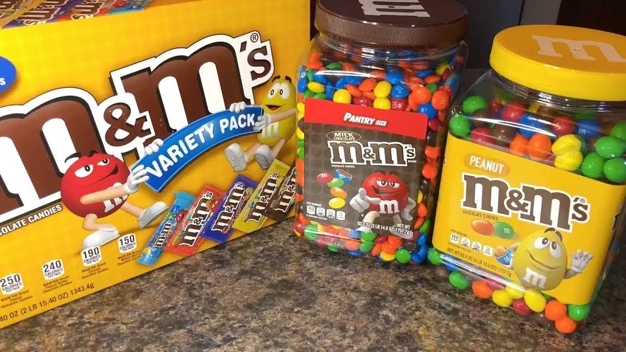 M&Ms Chocolate Candy Unpacking from 2000 Year! Big Compilation 1