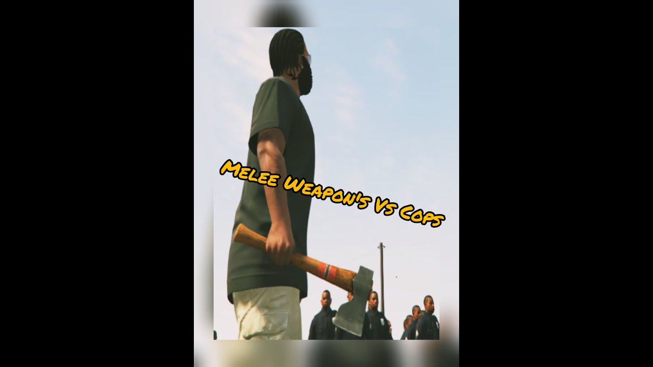 GTA V All Melee Weapon Attack To 100+ Cops।। Melee Vs Cops ।।😂 Must watch 😂
