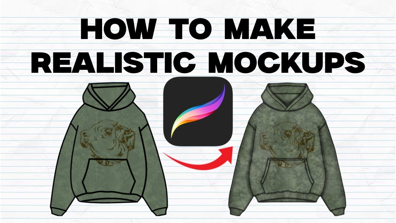 How To Make Any Mock Up Realistic From Scratch Using Procreate In 2025