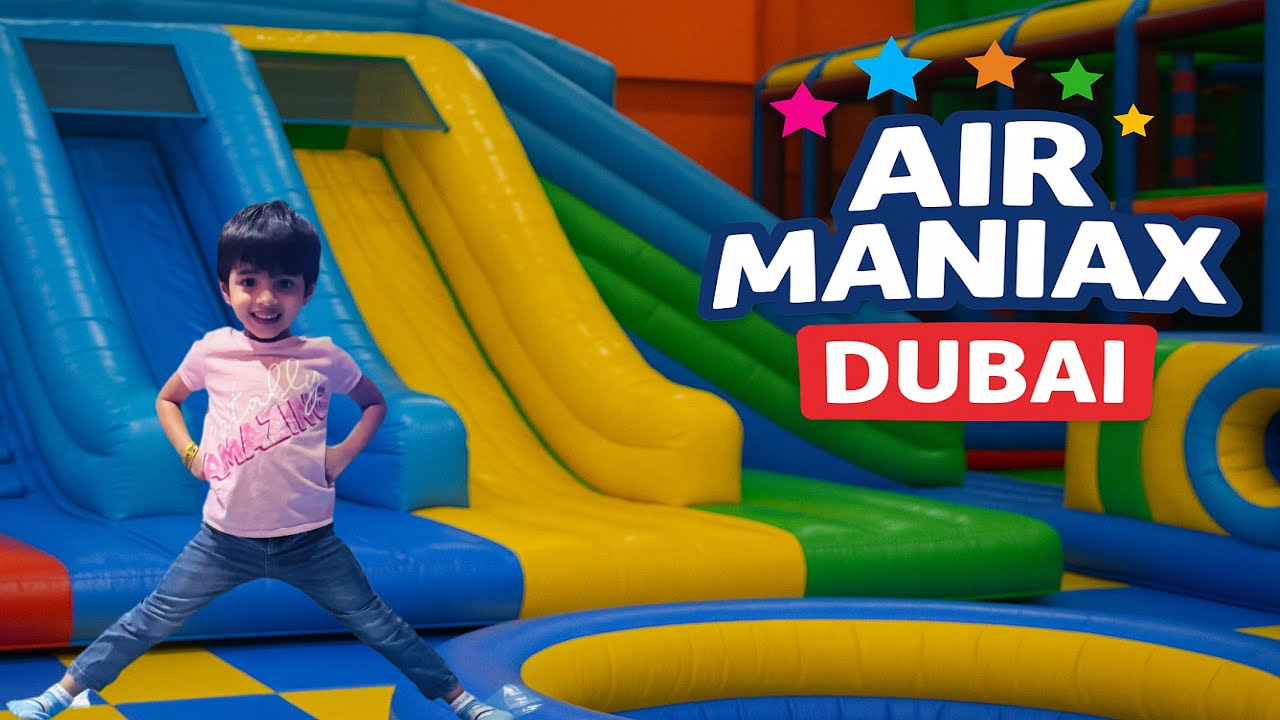Air maniax Dubai / Nima didn’t want to leave! 😆 Family fun level 💯 at Air Maniax Dubai!