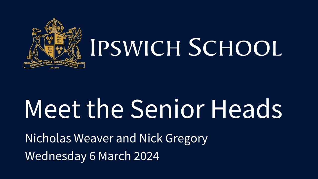 Meet the Senior Heads Webinar