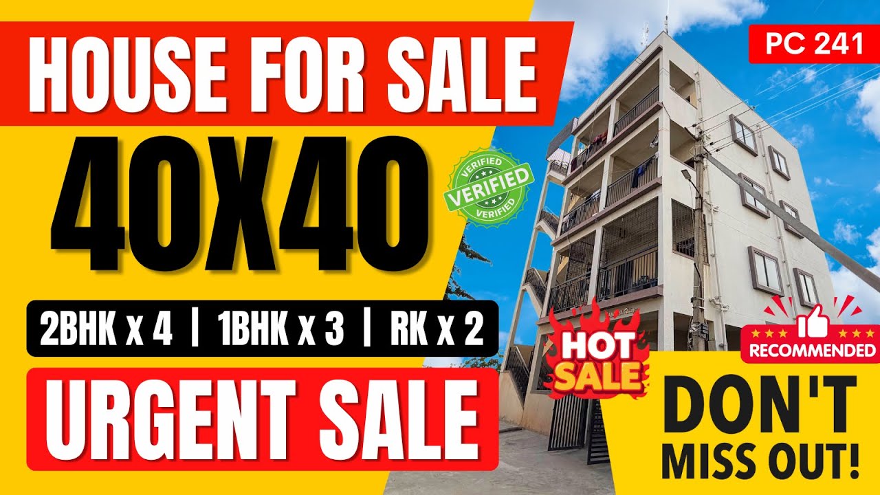 🔥DON’T MISS!🔥HOUSE for SALE in Bangalore ✅₹95K Rental Income Independent House for sale in Bangalore