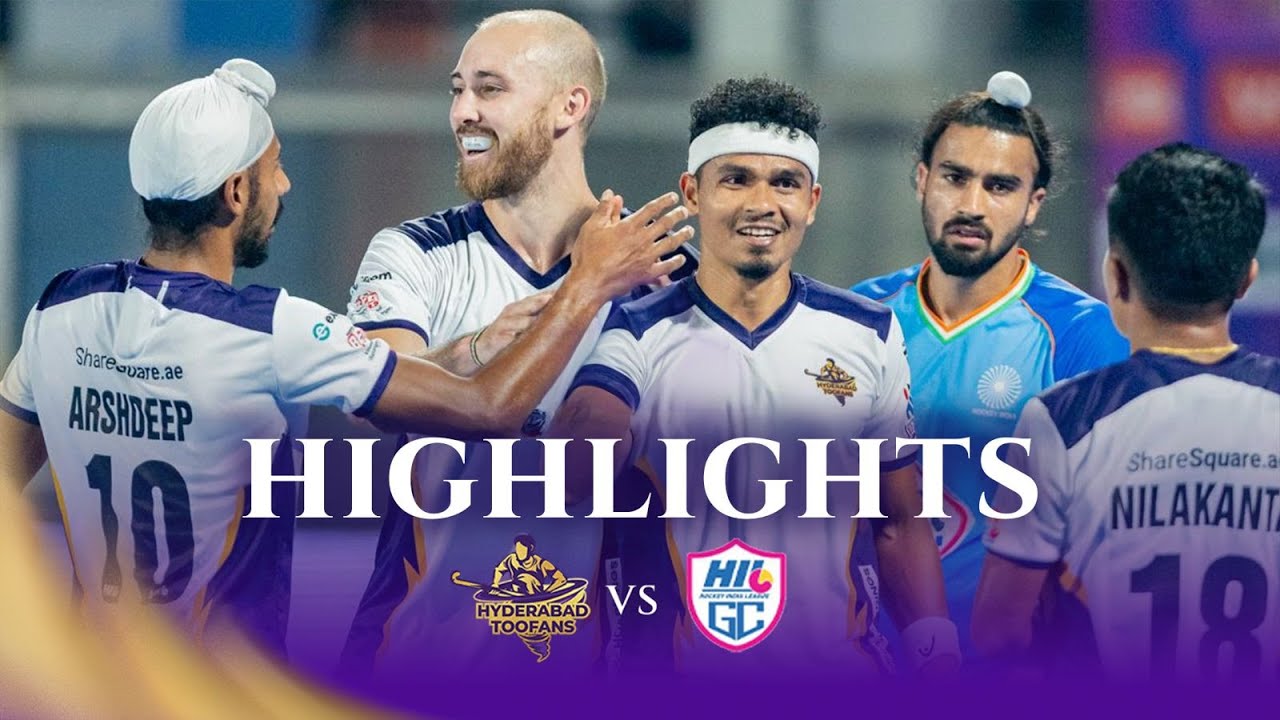 A win worth the reward! Match HLs - Hyderabad Toofans vs HIL GC | Hockey India League 2025-26