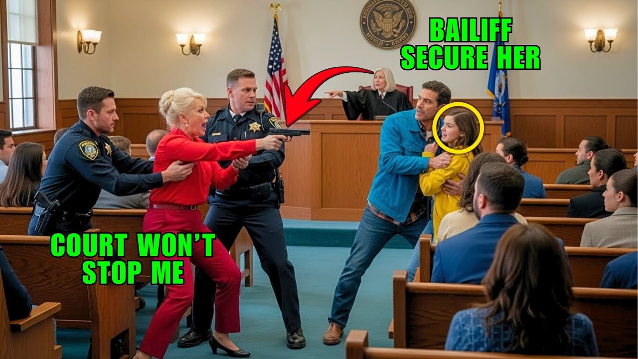 Карен достала пистолет в суде, чтобы запугать мою дочь, и моя сестра-судья отправила ее в тюрьму ...