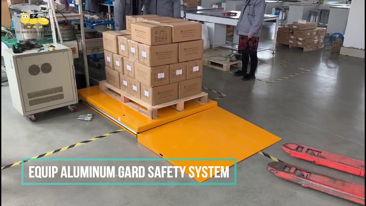 HY1001 LOW PROFILE electric hydraulic lift table