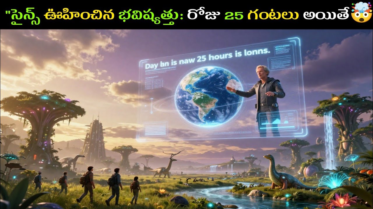 భవిష్యత్తులో సమయం మారితే? రోజు 25 గంటల భయంకర నిజాలు 😨